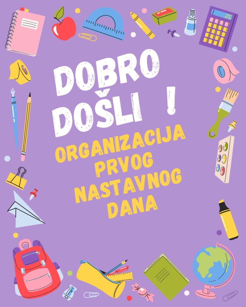 organizacija prvog nastavnog dana