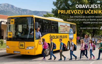 OBAVIJEST O PRIJEVOZU UČENIKA OŠ „PROF. BLAŽ MAĐER“ u šk.god.2026./2027.
